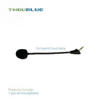 THOUBLUE HyperX Cloud Core II 실버 비행 알파 헤드폰 이어폰 액세서리 용 교체 마이크, 03 For Alpha