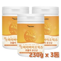 유산균사균 사균유산균 죽은유산균 파라바이오틱스 파라바이오스틱 5세대유산균 열처리 실온보관 유산균 고스트바이오틱스 분말 가루 대용량 3통