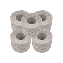 오키도키공방 뜨개실 종이실 라피아실 칼라끈 90m 95g X 5개, 25_G53 그레이 X 5개