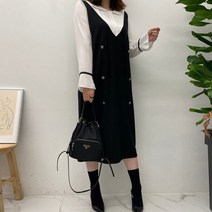 빅걸스토리 여성용 빅사이즈 뷰티 카라 고급 하객룩 오피스 미디 원피스