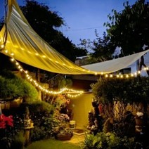 야외 테라스 차광막 농막천막 가게 썬쉐이드 삼각 5M, 귀여운여인 삼각 밀크라떼