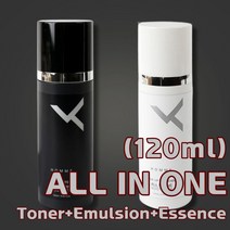 all in one man for men homme emulsion lotion set face cream all skin toner serum dry oily korea, [NO.1]Black