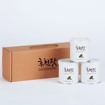 홍천잣 선물 세트 캔 잣 견과류, 3캔(황잣), 100gx3캔