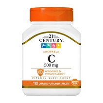츄어블 비타민 C 500mg 오렌지 맛 110타블렛, 1개, 110개