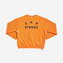 아이앱 스튜디오 두산 인프라코어 스웨트셔츠 오렌지 IAB Studio Doosan Infracore Sweatshirt Orange