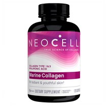 Neocell 네오셀 피쉬 콜라겐 + 히알루론산 비타민B C 마그네슘 피부-관절 복합영양제 120캡슐