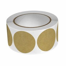 원형 무지 크라프트 스티커 포장 봉인 다꾸 씰링, 구포트쿠팡 본상품선택