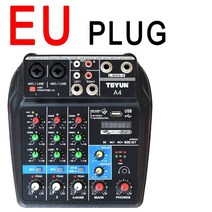 오디오 믹싱 콘솔 무대음향장비 유튜브 브이로그 teyun a4 sound mix console bluetooth usb 기록 컴퓨터 48v phantom power delay, 우리를