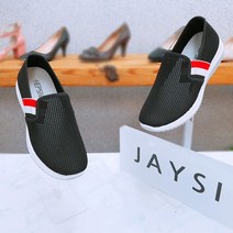 제이시 여자 여름슬립온 여성 단화 3cm 화이트 K017 착