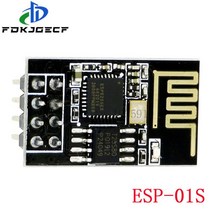 10pcs esp8266 esp-01 esp-01s esp01 직렬 무선 와이파이 모듈 트랜시버 수신기 사물 와이파이 모델 보드의 인터넷