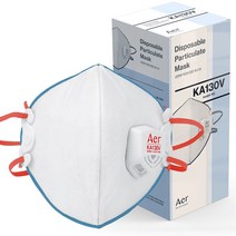 아에르 KA130V 특급 안면부 여과식 방진 마스크, 10개입