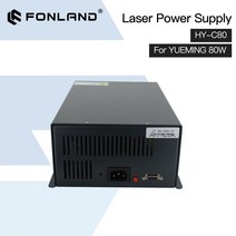 레이저 커팅기 라벨 프린터 조각기FONLAND HY-C80 CO2 레이저 전원 공급 장치 80W YUEMING 조각/절단 기계, 01 110V