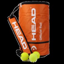 헤드 테니스 공 가방 싱글 숄더 라켓 대용량 70100 개 공용 단열 액세서리, Orange, Orange