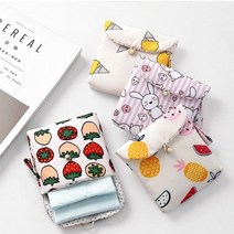 큐티 위생파우치 사각 파우치백 여성 생리대파우치