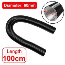 [무료배송]베바스토 히터용 공기 디젤 주차 부품 42mm/60mm/75mm 배출구 환기 커버 덕트 파이프 블랙, 02 25mm 60cm, 02 25mm 60cm