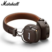 Marshall-MAJOR III 무선 접이식 블루투스 헤드폰 서라운드 3D 딥베이스 스, 02 브라운
