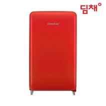 [딤채] 스탠드형 김치냉장고 1도어 100L 쁘띠형 칵테일 레드 WDS10HPACRS