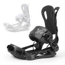 스노우 보드 데크 바인딩 가성비 원터치 픽서 속착, S/360 블랙