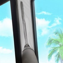 이동식 에어컨 창문 칸막이 가림막 보조 샤시 컨디셔너, 은회색-4m