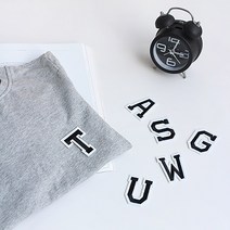 알파벳 와펜 와팬 패치 의류 리폼 수예부자재, 알파벳와펜Y