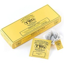 Which 위치 TWG 화이트 Sky 코튼 티백 선물용 37 5g -영국직송
