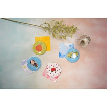 제주그림 미니 손거울 단체선물 기념품, 04. 제주지도