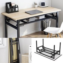 접이식 테이블 (라이트우드) 야외용식탁 원목반제품 다용도테이블