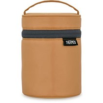 써모스 RES-002ASB 국 수프 보온병 파우치 8.5-13.5floz(250-400ml) 애쉬블루, 호박색