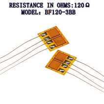 1개/몫 BF120-3BB 120 옴 호일 스트레인 게이지/하프 브리지 게이지/BB 시리즈 게이지, 01 BF120-3BB