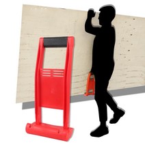 운반도구 에어발란스 수동리프트대리석 석고 보드 하중 리프터 운반 타일 도구 패널 캐리어 플라이어 거, 한개옵션0