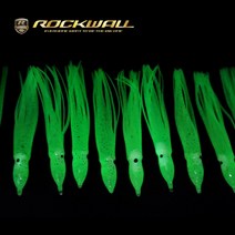 [락크웰] RW-1012 야광갈치/루어꼴뚜기/베이트웜/바다낚시꼴뚜기/11.5cm/6.5cm/핑크꼴뚜기/야광꼴뚜기, 핑크(6.5cm)20개