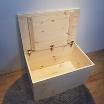 소나무원목 뚜껑형 사과나무상자 수납공간박스 주문제작, 가로600-세로300-높이200