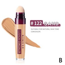 컨실러스틱 컨실러파레트 얼굴 메이크업 컨실러 크림 교정기 파운데이션 커버 스폰지 헤드 스틱 보습, [02] B, 02 B, 한개옵션1