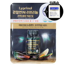 관절N 리프리놀 초록입홍합 추출오일 160MG X 100캡슐 + 알콜솜 1매, 1개