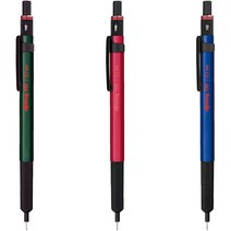 로트링 500 샤프 0.5mm / 뉴컬러 / 저중심 / 심경도계 장착 / 미끄럼방지 / 클래식한 디자인 / 시야 가림이 적은 심관, 블루