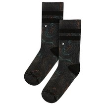 Hurley 크루 양말 Fashion Extended Terry, EU 44-47 Newprint / Black / Wh