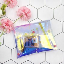 투명 홀로그램 화장품파우치