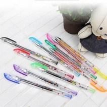 동아 미피 향기나는 펜 0.38 0.5 중성펜 향기펜, 1, 0.5mm-에메랄드