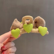 가을과 겨울 사랑 따뜻한 색상 크리 에이 티브 클립 한국 동대문 두꺼운 머리 대형 헤어 클립 여성 활 달콤한 파악 클립