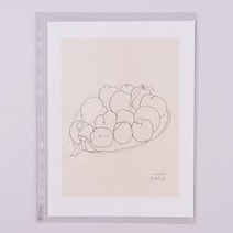 하이하바 3공 A4포켓 링바인더 속지 10매 (2공 4공 호환)