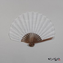 색천부채 흰색|천부채|모시부채|캘리부채, 12-흰색(999)