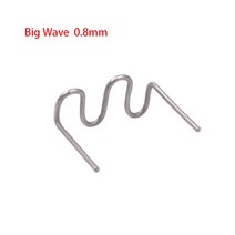 플라스틱용접기 PVC용접 범퍼용접 인두기 100/500pcs 핫 스테이플러 수리 녹아 뜨거운 자동차 도구, 05 Big Wave 0.8mm_01 100pcs