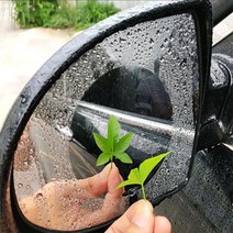 샵드루 차량용 side방수미러필름 발수 수전사 2세트 장마, 1+1기본형