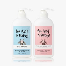 NEW 지니더바틀 아임낫어베이비 키즈샴푸500ml + 키즈헤어컨디셔너500ml, 1set