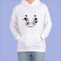 톰스외 후드티 딥러닝 인공지능 AI 로보트 ROBOT 머신러닝 남성 반소매 티셔츠