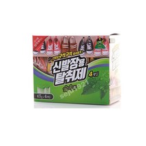 산도깨비 신발장용 탈취제 65g 4개입 - 숲속향 /신발냄새제거/악취제거/신발장 방향제