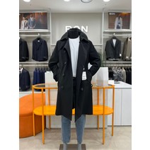 본 MAGNUM 시그니처 클래식 더블 트렌치 코트