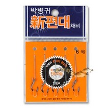 [붕어하늘] 박병귀 묶음바늘/편대 전용/5호 6호/붕어/민물 낚시, 5호 묶음바늘