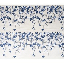 물레 도자기 공예 도예 도구 점토 전송 종이 유약 underglaze 꽃 Jingdezhen 파란색과 흰색 데칼 54x37cm, Plum blossom 1