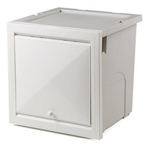 올맘 멀티 큐브박스 수납함 40L, 화이트, 1개